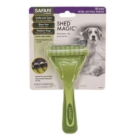 Safari Short Shed Magic инструмент для короткой линяющей шерсти собак и кошек средний (6326)